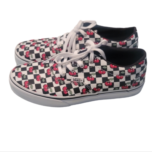 Vans Doheny Sneaker - Cherry Checker Multicolor Size 4.5 Missy Youth - Picture 3 of 9